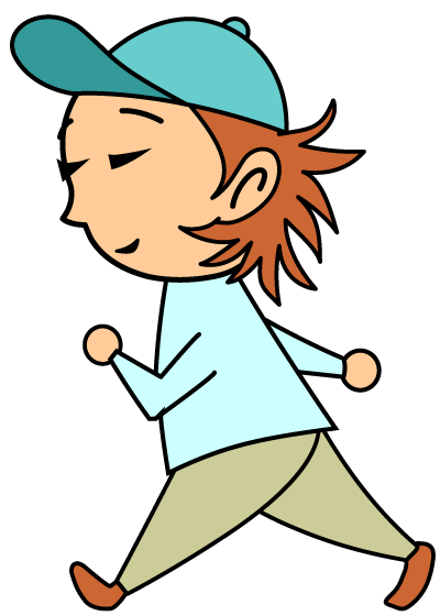 さららさん歩く